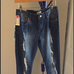 Distressed Jeans